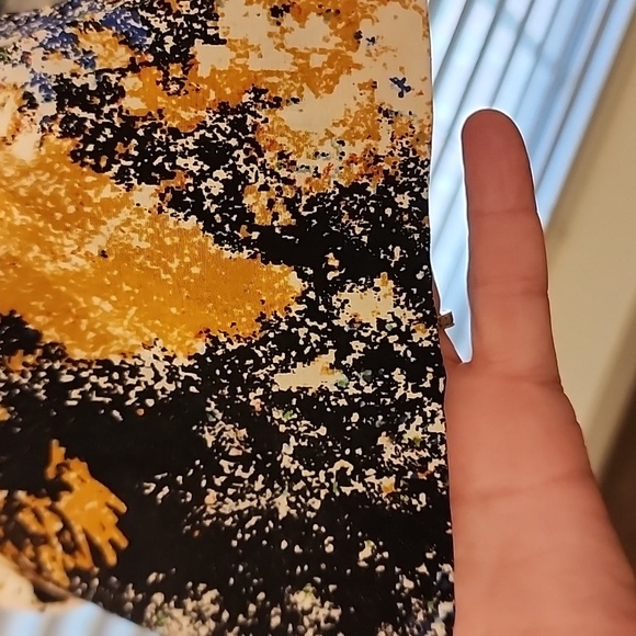 Tory Burch Womens 4 Eileen Silk de Chine Tunic Top Wally Print Stitch Size 14 - Picture 4 of 9